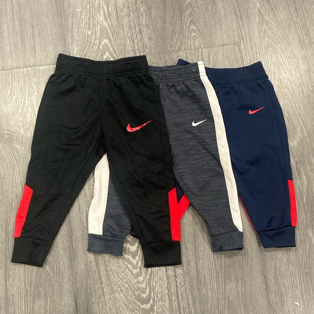 Nike Kids' Jogger Pants - Black, Gray, and Blue